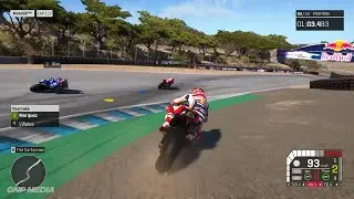MotoGP 19 - Marc Marquez - Laguna Seca Circuit - 3 Laps - Gameplay