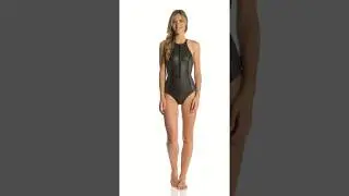 Level Six 1.2mm Neoprene Rogue High Neck One Piece Swimsuit | SwimOutlet.com