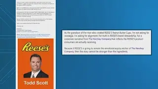 Grandson of the man who invented Reese's is accusing Hershey for changing the candy's ingredients