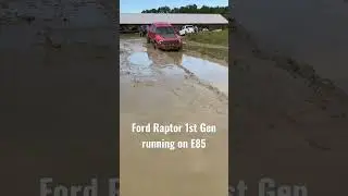 #chevy VS #jeep VS #raptor  in a mud pit - watch to see which vehicle crushed it #versus #shorts