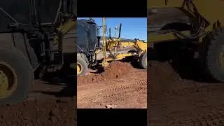 Motor grader equipt with GPS controls. #constructionequipment #constructionlife