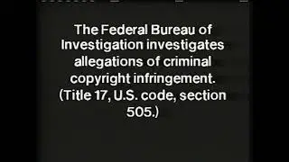 (FBI WARNING)/Kartes Video Communications (1987)