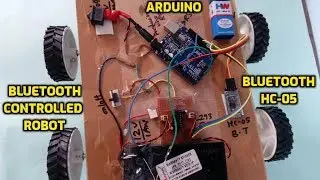 Bluetooth Controlled Robot using Arduino - Android Mobile