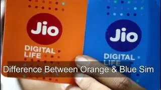 Difference Between Blue & Orange Reliance JIO SIM