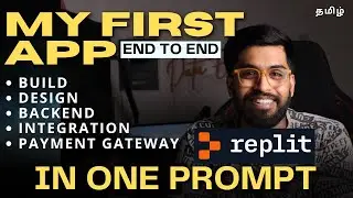 Building My First App on Replit &mdash; Start to Finish (Using Plain English) | Tamil