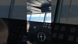 &Icirc;n cabina de comandă a ferry Ft Lauderdale - Freeport (Bahamas)