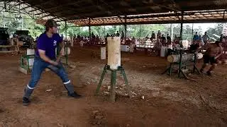 Standing Block Chop - 2025 Louisiana Forest Festival