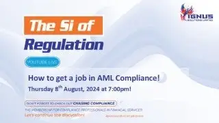 HOW TO GET A JOB IN AML COMPLIANCE!