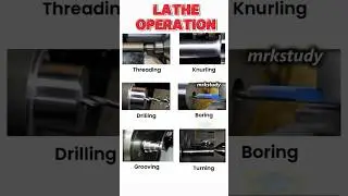 Lath Operation/Mechanical Engineering/MRK STUDY