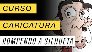 Dica caricatura, rompendo a silhueta
