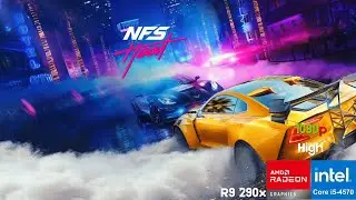 Need For  Speed Heat on i5 4570 | AMD R9 290x 4GB GDDR5 | 12GB Ram | 1080p High