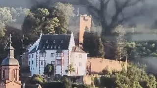 Burg Miltenberg die Mildenburg von Miltenberg in Odenwald am Fluss Main Unterwegs mit Justus K&ouml;nig