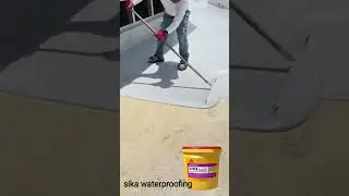 Sika waterproofing of roof || #drfixit #waterproofing #waterproof #watercolorpainting #roof #paint