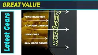 Pickleball Monger 16mm Carbon Power Pro Gen 2: The Ultimate Spin & Control Machine!