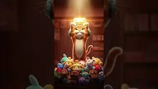 POV: You caught your cat playing Nintendo... PART 2 🐈🎮#pixarstyle