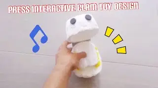CLAM SHELL INTERACTIVE KIDS TOY ( responds with a buzzer and virbrating once tongue is pressed)