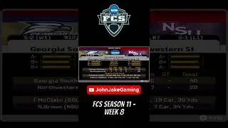 FCS Season 11 - Week 8 #shorts #ncaafootball06 #ncaa06next