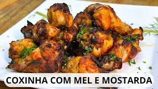 🍯 Coxinha da Asa com Mel e Mostarda | Frango F&aacute;cil e Delicioso
