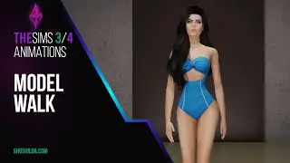 Sims 4 + Sims 3 Animation poses | Model fashion show - Defile 2 | Free Download