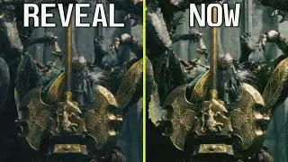 Elden Ring Gameplay Reveal  vs Now Early Graphics Comparison