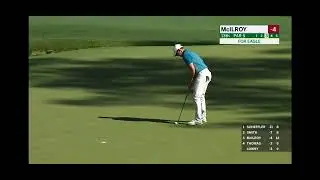 Rory Mcilroy sinks eagle 🦅 putt on 13 to get to -6! |2022 Masters