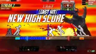 One Finger Death Punch 2 - First 1200+ Survival Run