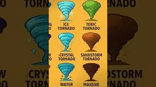 Types of Tornado Part-10 #tornado #mythology #edit #shorts