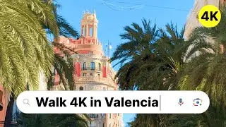 Valencia Historic City Walk 4K UHD | Old Town & Hidden Streets with Live City Sound
