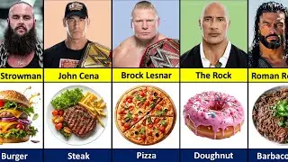 WWE Superstars Favorite Food Roman Reigns, Brock Lesnar