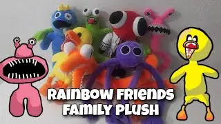 Nossa coleção COMPLETA de  RAINBOW FRIENDS de PELÚCIA | Full sets of new Rainbow friends plushies