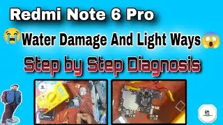 Redmi Note 6 Pro water Damage dead solution and Light solution 🤫💯||Half Shorting Mobile Recover