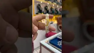Silver Gold Polished Kada Design #new #jewellery #trending #kada #top