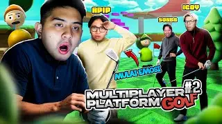 TEMEN GW MULAI EMOSI KETEMU MAP YG HARD !!! [ Multiplayer Golf Platform ] Part 2