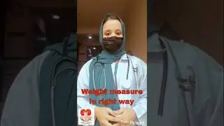 How to measure your weight🏋&zwj;♂️| Dietitian Shanza Asim👩&zwj;⚕️