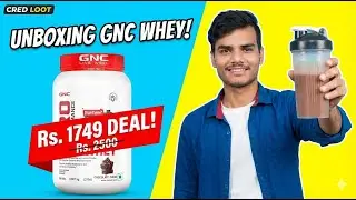 CRED Loot Alert! 🚨 GNC Pro Performance Whey Unboxing 🍫 | Sirf ₹1749 mein mila 🤑 Best Budget Protein?