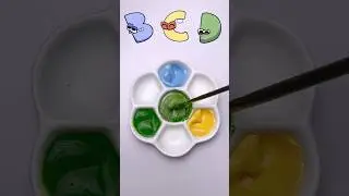 B C D mixed colors alphabet lore ??? #satisfying #shorts #short #like #trending