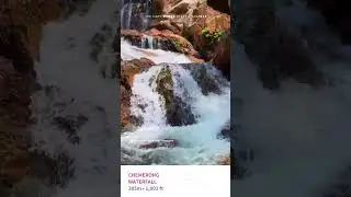 Hidden Giant in Malaysia 🌊 Chemerong Waterfall is taller than Eiffel Tower #travel  #waterfall