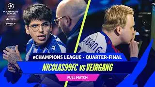 NICOLAS99FC v VEJRGANG | Huge QF Clash! | eChampions League 2026 - Quarter-Final | Full Match