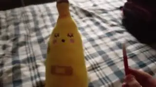 Mrs Banana put marker on her eyes!?