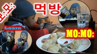 Mo_MO_challange?still copying how to eat mo:mo ll모:모: 먹방 ll Robin Sherpa