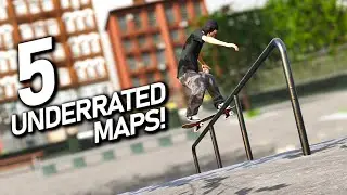 5 UNDERRATED MAPS in Skater XL (with NO MODS!)
