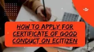 HOW TO APPLY GOOD CONDUCT ONLINE
