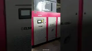 ERC 150SA Screw air compressor in textile industry #textileindustry #elang #screwaircompressor