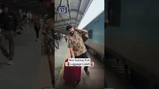 🚨New Rule from Indian Railway🚨 #techplusgadgets #indianrailways #luggagerules