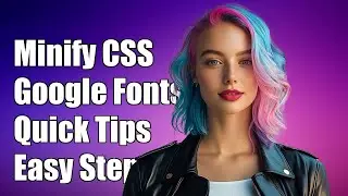 How to Minify the Google font CSS