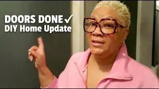 Weekly Vlog Jan 4&ndash;10 | Finished Painting Interior Doors + DIY Wall Art