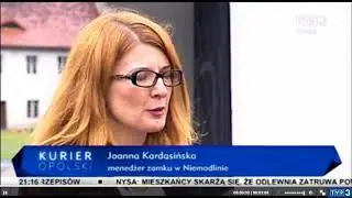 Zamek w Niemodlinie z poważnymi szansami na zwycięstwo - TVP Opole 8.9.2017