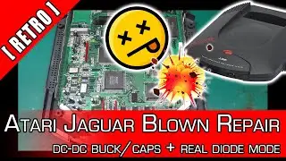 Atari Jaguar Blown Repair + Reverse Polarity Protection Diode Fix