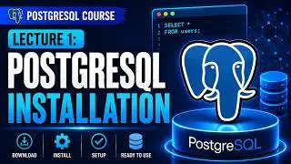 PostgreSQL Installation Guide 2026 🚀 | Download, Install & Setup PostgreSQL | Lecture 1
