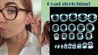 Stretching my ears from 2g to 1g! HQ  (6mm to 7mm)